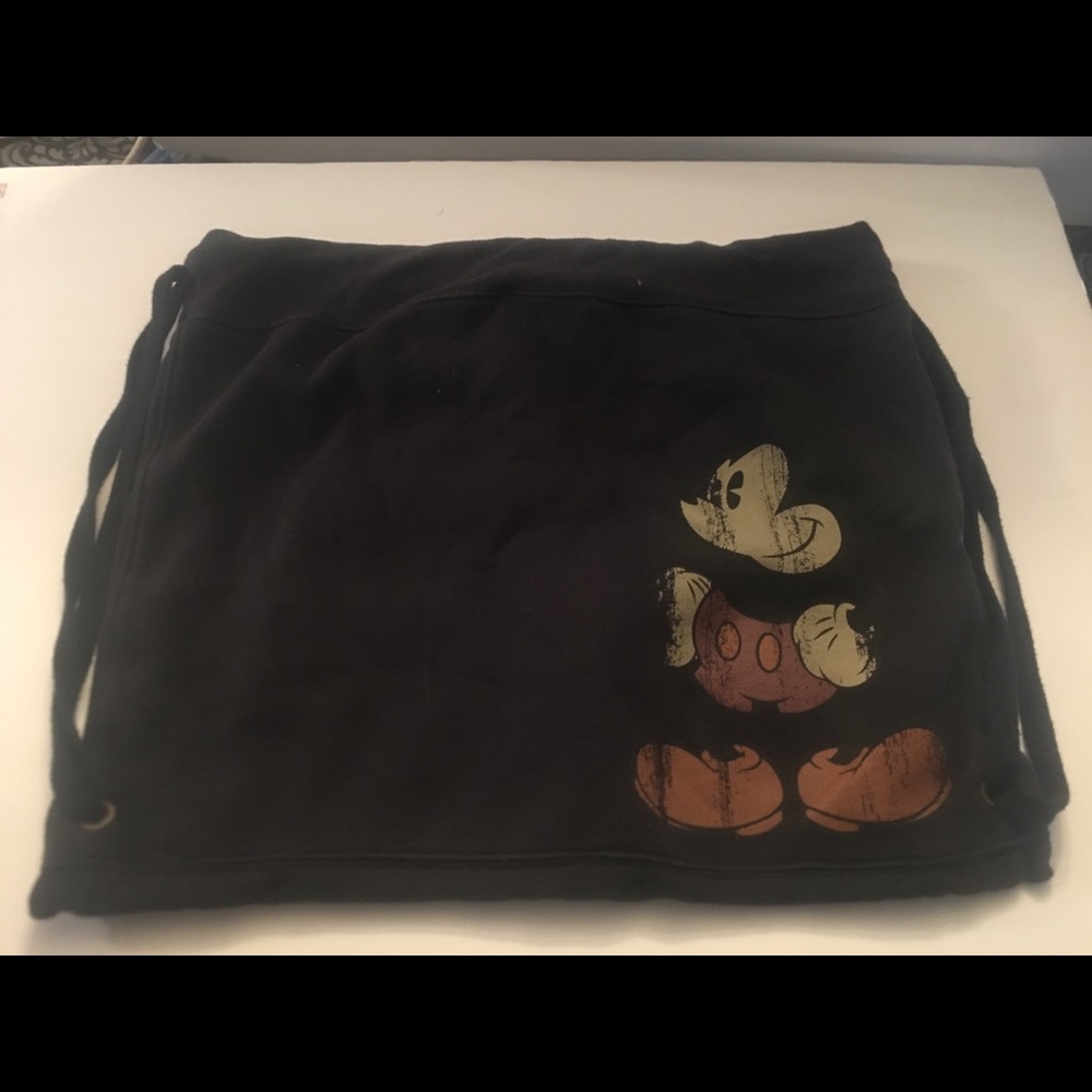VINTAGE DISNEY Mickey Mouse Drawstring Cinch Sack